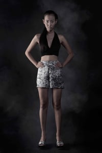 Image of silk lava shorts