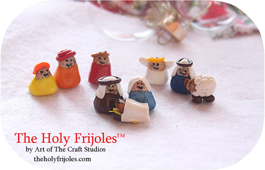 Image of The Holy Frijoles™ The Pinto Bean Nativity Scene™