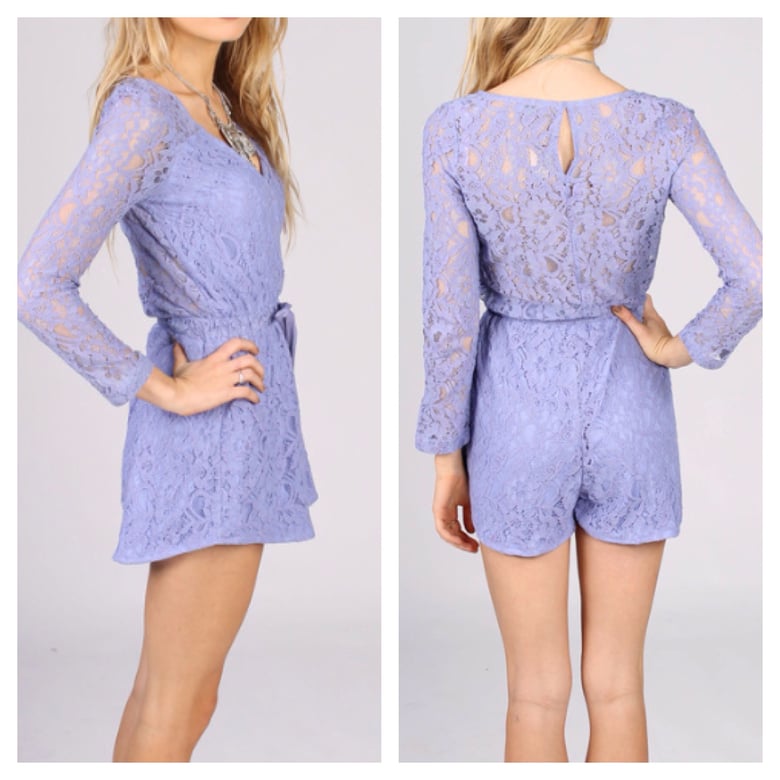 Image of Purple lace Jumpsuit