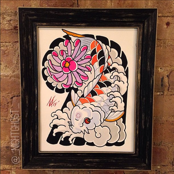 Image of KOI & FLOWERS