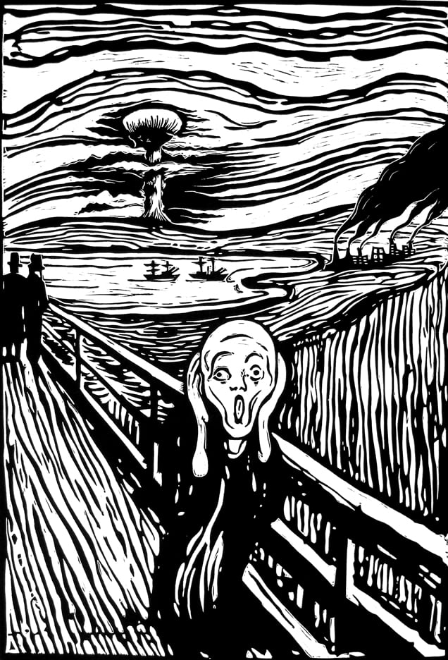 Image of "The Scream" after Munch