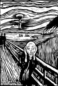 Image 1 of "The Scream" after Munch