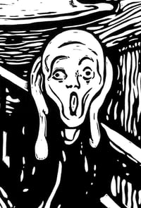 Image 2 of "The Scream" after Munch