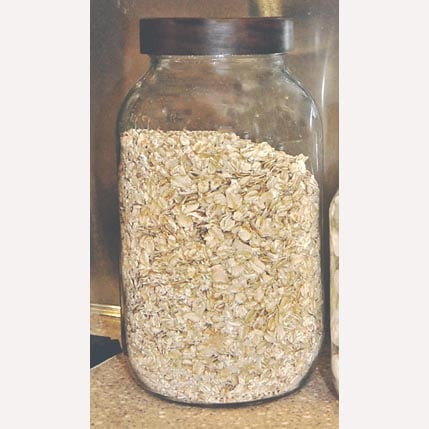 Image of Half Gallon (64 oz.) Mason Jar with Walnut Lid