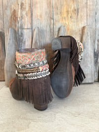 Image 5 of Emonk leather boho heels size 40