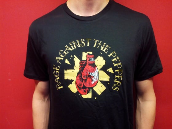 Image of T-shirt Rage Against The Peppers (black)