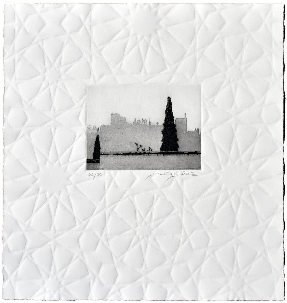Image of Alhambra con geometrias