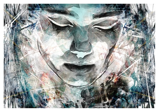 Image of "To The rhythm Of A Heartbeat" Open Edition Print FREE WORLDWIDE SHIPPING