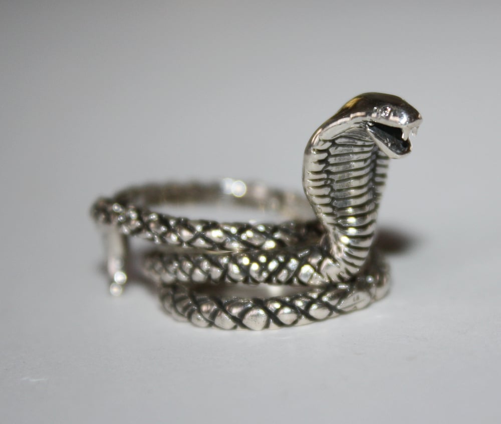 Image of Snake It | Sterling Silver | Crystal Eyes