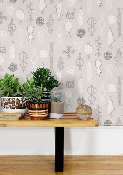 Image of Equinox Wallpaper - Stone