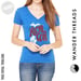 Image of Retro Michigan: Ladies' V-Neck