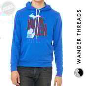 Image of Retro Michigan: Fleece Hoodie