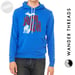 Image of Retro Michigan: Fleece Hoodie