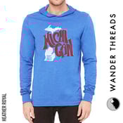 Image of Retro Michigan: Tee Hoodie