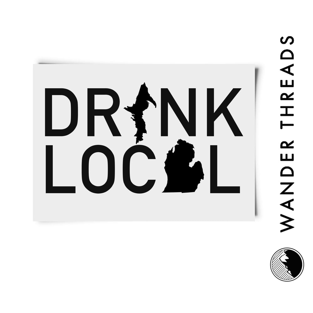 Wander Threads WHOLESALE — Drink Local: Decal