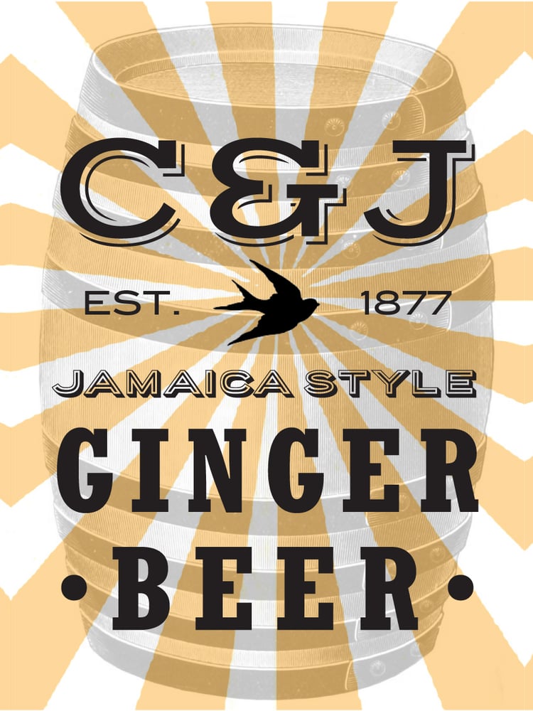 Image of C&J Jamaica Style Ginger Beer - Six Twelve Ounce Bottles