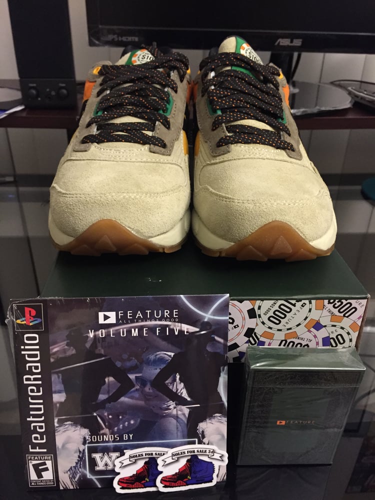 Image of Feature x Saucony High Roller "Pumpkin" sz 8.5