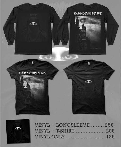 Image of DISCOMFORT - WORST BUNDLE LP + COVERSHIRT 