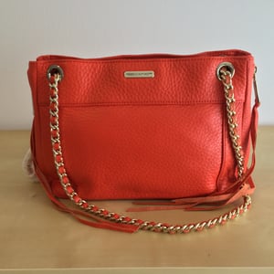 Image of Rebecca Minkoff "Swing" Shoulder Bag / Cross Body - Tangerine