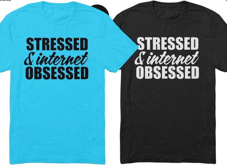 Image of STRESSED & OBSESSED shirt