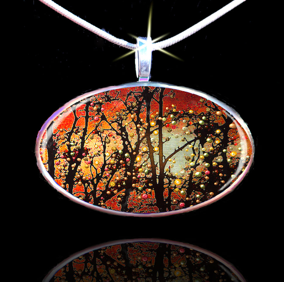 Image of "Winter Solstice - Spirits Promise Of Better Things To Come" Energy Pendant