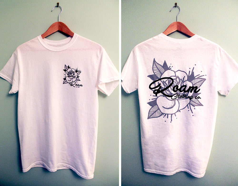 Rose Logo T Shirt Roam Clothing Co