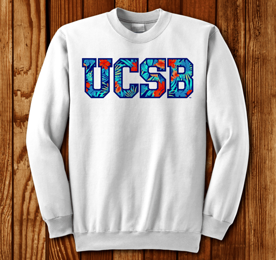 Image of UCSB Floral Crewneck