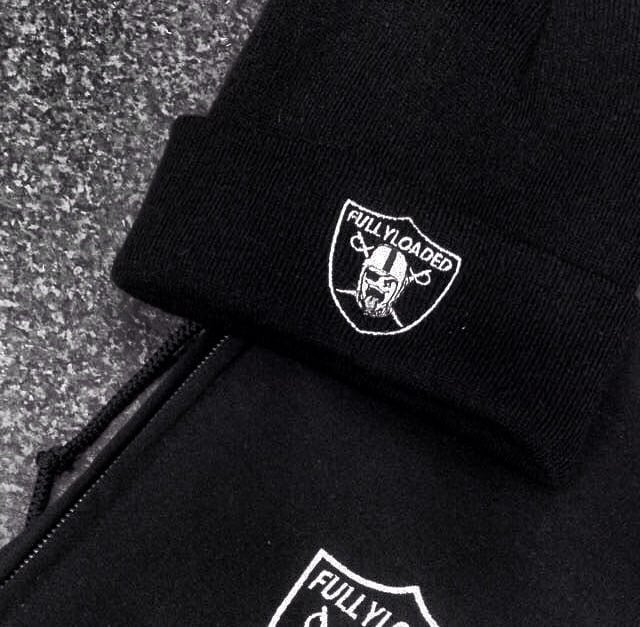 raiders salute to service beanie