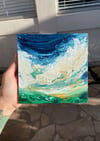 Sky Study oil on wood 6 x 6 inches 