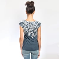 Image 2 of Denim Poppy Bamboo T