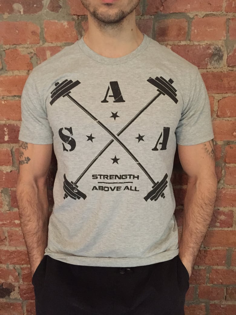 Image of SAA Barbell - Heather Grey