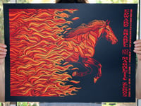 Image 1 of "Flaming Pony" • Framed Artist Proof