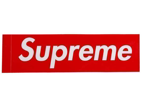 Image of Supreme Standard Box Logo Sticker
