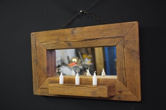 Image of Vintage 'Joist Mirror'