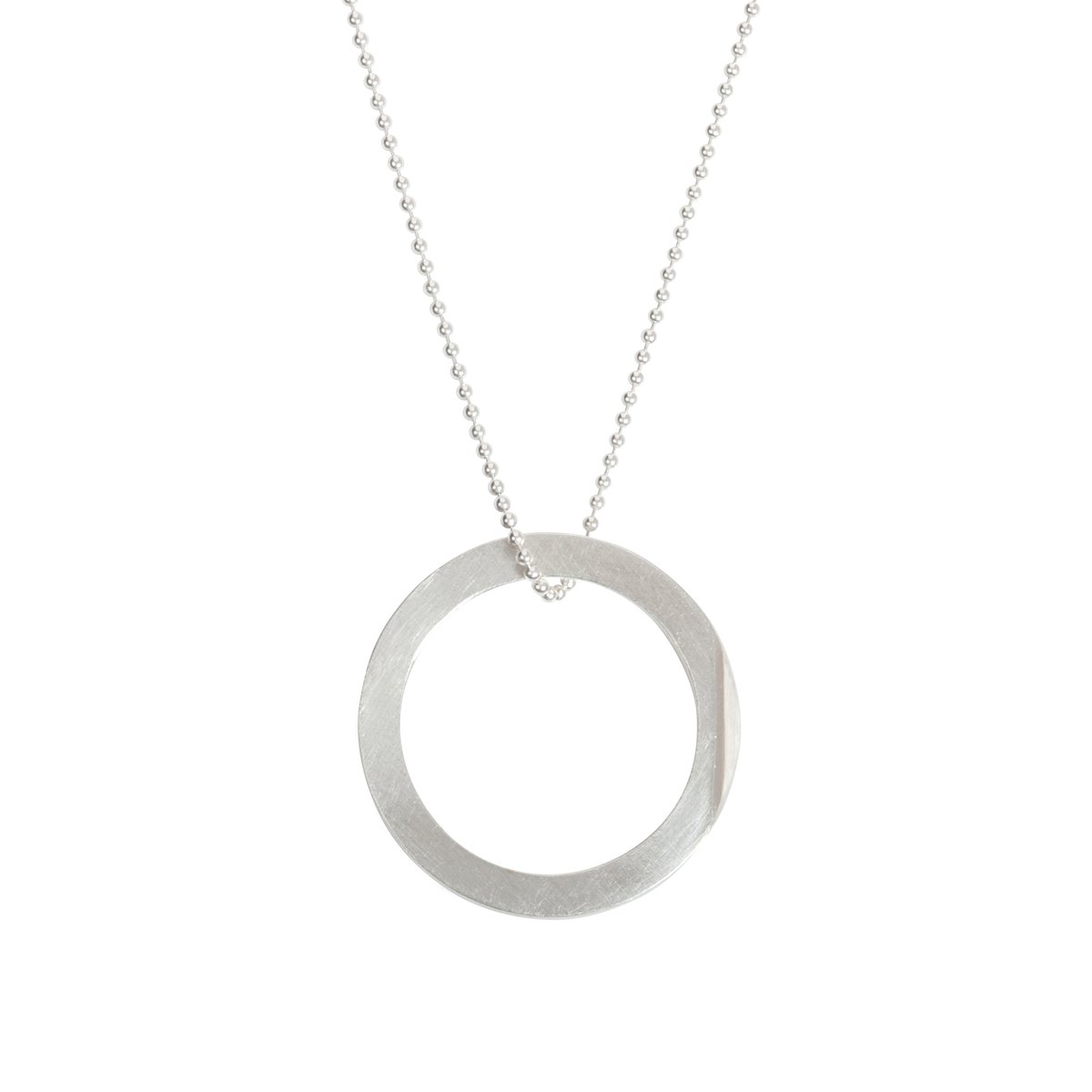 Image of Convertible necklace/ring 'Circle+|- #6 Facet’