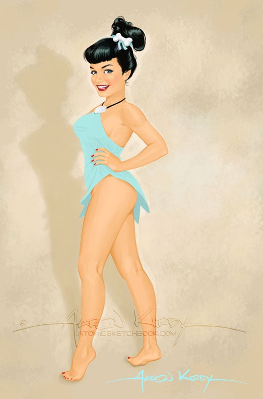 Image of Bettie as Betty print