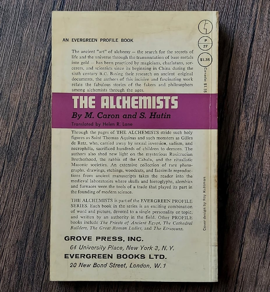 The Alchemists, by M. Caron & S, Hutin