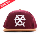 Image of Royal Burgundy Duck Canvas Snapback