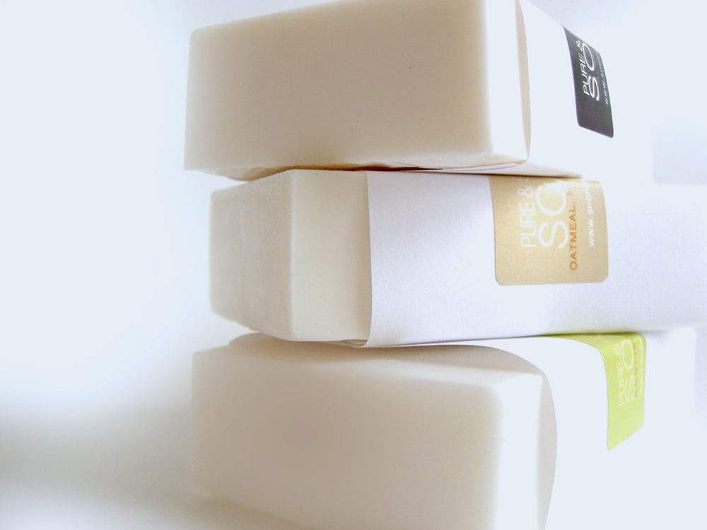 Over Sized Bar Soap, Vegan Soap Bar, Red Leaf Soap Seattle WA / Red