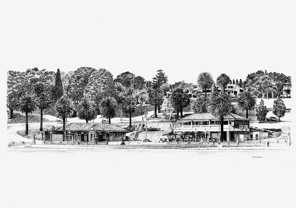 Image of 'Eastern Beachfront' Geelong, Victoria, Australia. Fine Art Print by Malcolm Donnelly. A4