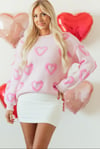 Plush Heart Sweater 