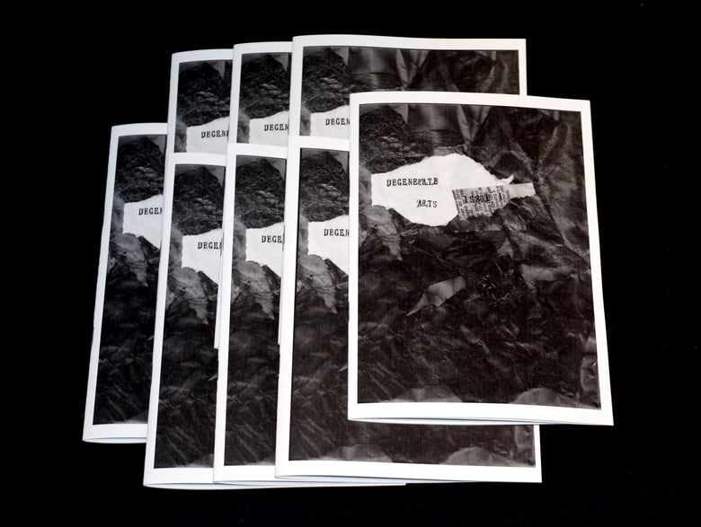 Image of Degenerate Arts Zine Issue 1