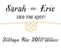Tied-the-Knot Print