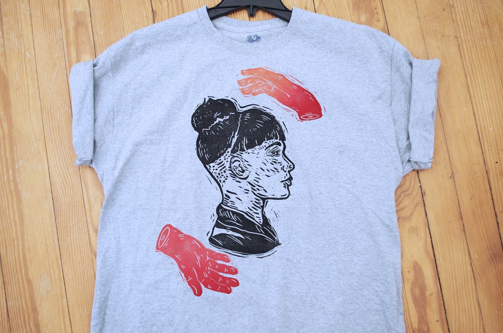 Image of Crystal Ball Hand-Printed T Shirt