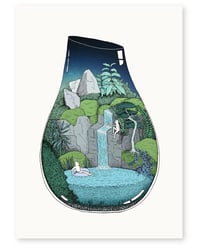 Image 1 of 'Night Swim' Limited Edition Art Print