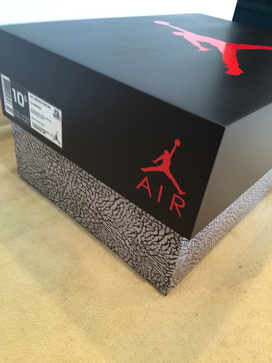 Custom Jordan 3 Sneaker Box w/ Elephant Print Wrap / Sneaker Box Kings