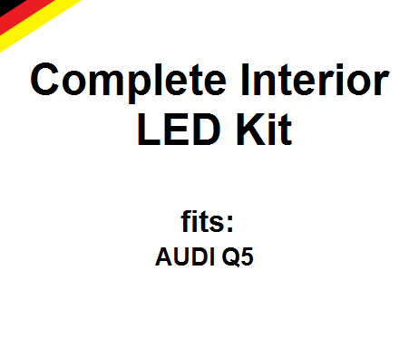 Image of Complete Interior LED Kit [Crisp White / Error Free] fits:Audi Q5 / Audi SQ5 