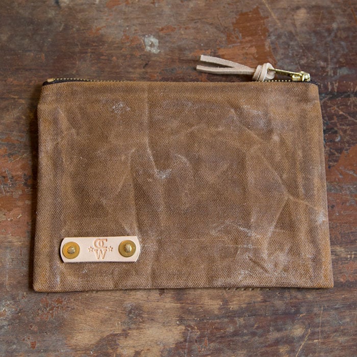 Image of Waxed Canvas Field Notes Pouch