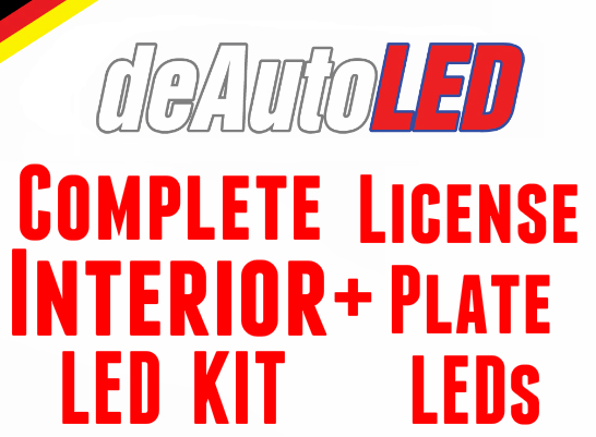 Image of Interior Set + License Plate Housing LED Combo Sale fits: MK6 Golf /GTI 