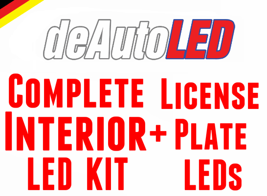 Image of Interior Set + License Plate Housing LED Combo Sale fits: MK6 Golf /GTI
